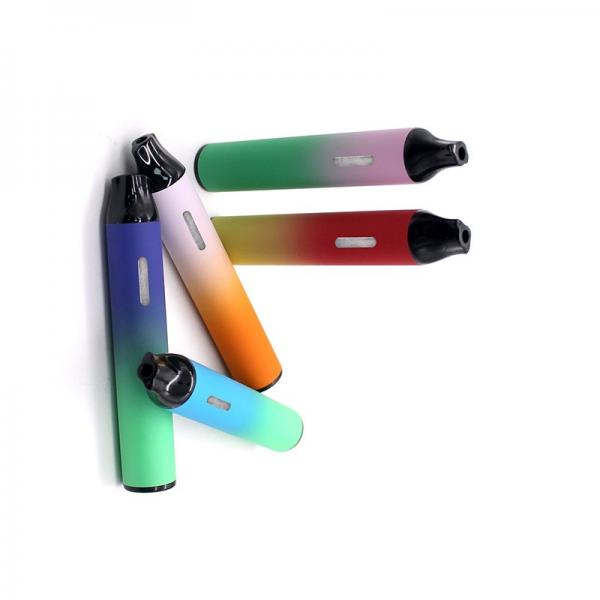 New disposable empty vape pen .5ml ceramic coil cartridge bud d5 elliptical disposable vaporizer pen e cigarette #3 image